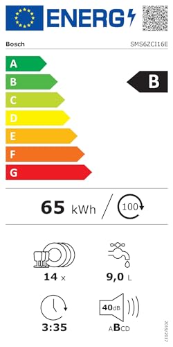 BOSCH (SMS6ZCI16E) Stand-Geschirrspüler Serie 6 mit Besteckschublade: 60cm | Home Connect