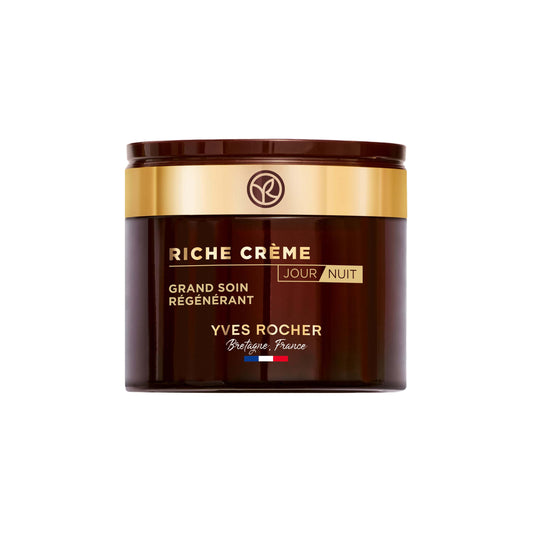 Yves Rocher RICHE CRÉME Anti-Aging Gesichtscreme für Tag & Nacht (75ml)
