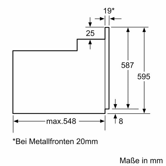 Siemens (HB113FBS1) iQ100 Einbau-Backofen, 60 x 60cm | 3D Heißluft, LED Display
