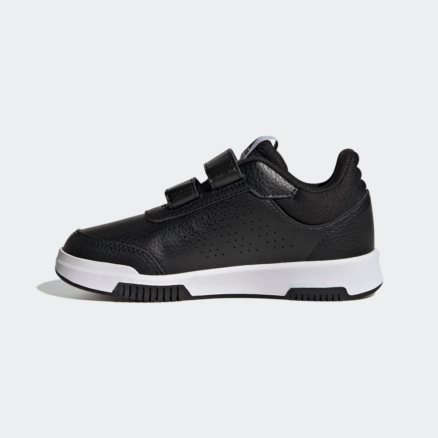 adidas 'Tensaur' Hook and Loop Laufschuhe für Kinder: Schwarz-Weiß