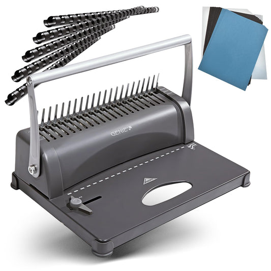 Genie (CB 850) Stanz- & Spiralbindegerät inkl. 75-teiligem Zubehör-Set