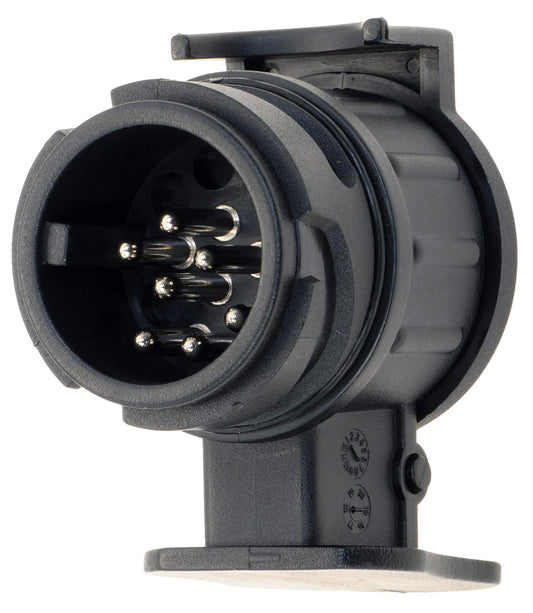 valonic Premium Anhänger Adapter (13 auf 7-polig) für Pkw, Kfz und LKW | Schwarz