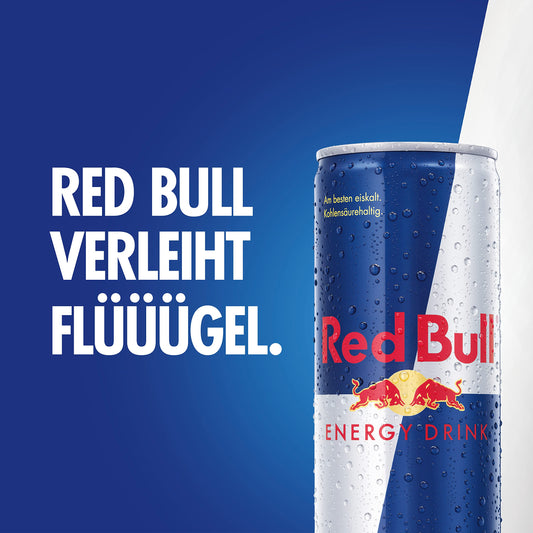 Red Bull Energy Drink mit Taurin & Vitaminen (24x 355ml): EINWEG-Pfand