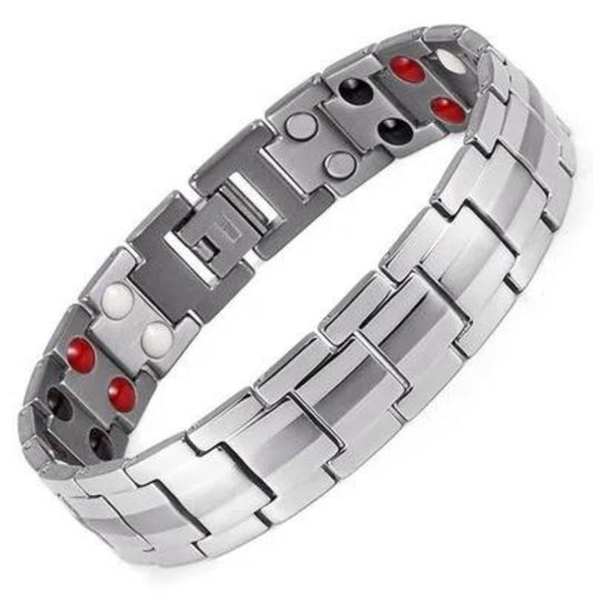 Herren Armband mit Magnettherapie für Gesundheit und Energie 1