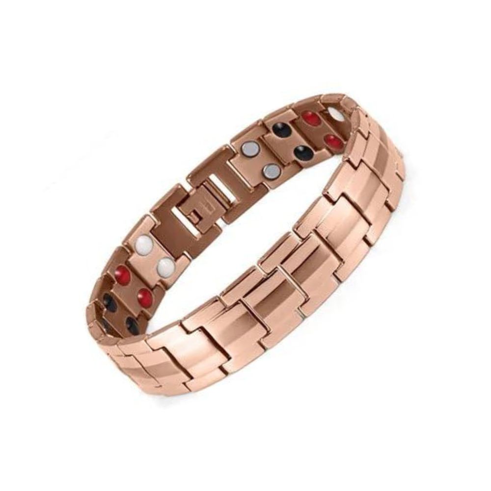 Herren Armband mit Magnettherapie für Gesundheit und Energie 4