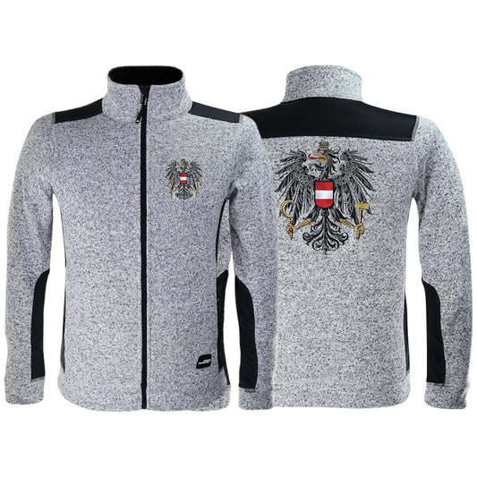 Österreich Adler Softshelljacke mit Stickerei | Wanderjacke