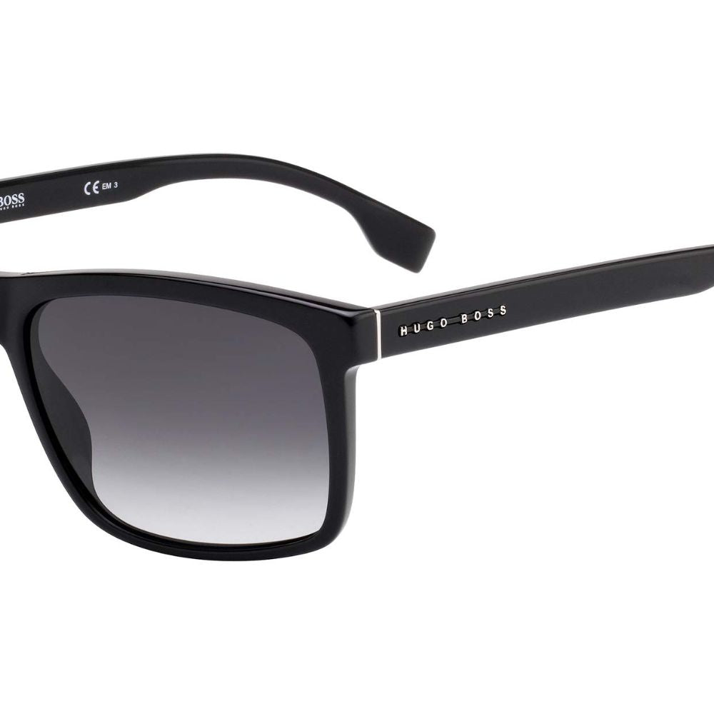 Hugo Boss '1036/S' Sonnenbrillen für Herren: Schwarz, Grau-Schattierte Gläser