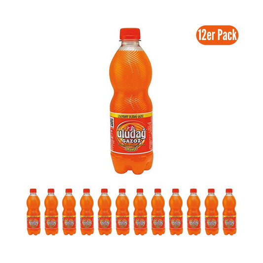 Uludag Gazoz Orange (12x 0,5L): Türkisches Erfrischungsgetränk inkl. 3 € Einwegpfand