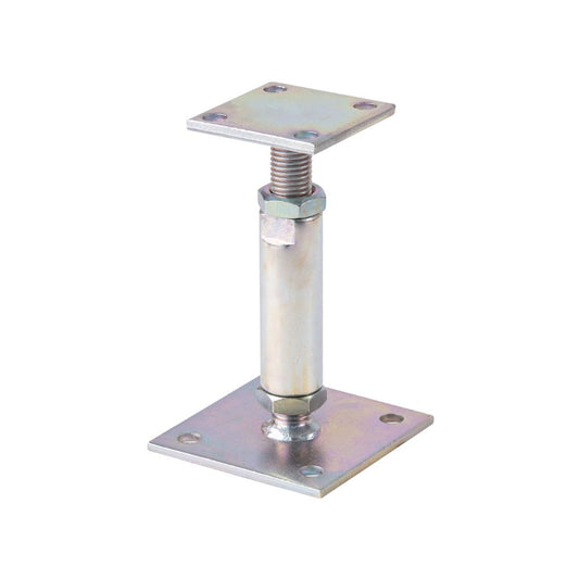Alberts Pfostenträger (212391) zum Aufschrauben: Höhenverstellbar (150 - 190mm)