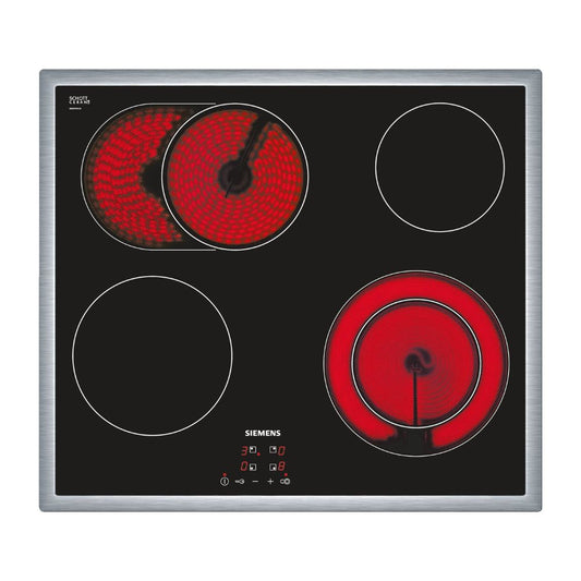 Siemens (ET645HN17E) Glaskeramik-Elektrokochfeld - 58.3cm: Digitales Funktionsdisplay