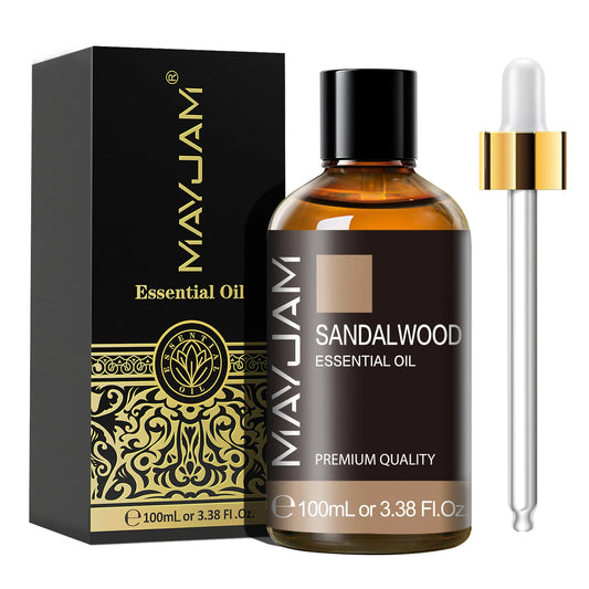 MAYJAM 100 Ml Ätherische Öle für Luftbefeuchter, Diffusor, Lavendel, Sandelholz, Süßer Orangen-Teebaum, Kampfer, Vetiver, Aromatisches Öl – Bild 2