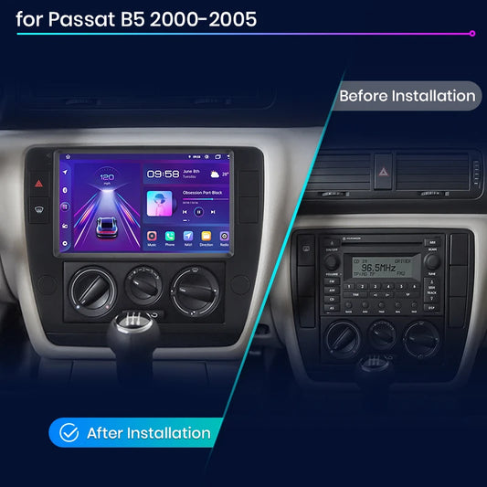 Junsun Wireless Carplay Android Coach Radio für Passat B5 2000 2002-2005 GPS Intelligente Systeme Multimedia Autoradio – Bild 2