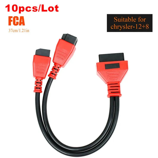 10 Teile/los für Chrysler 12 + 8 für Autel Ds808 Maxisys Starten X431/obdstar/programmier Kabel 12 + 8 Adapter Kabel