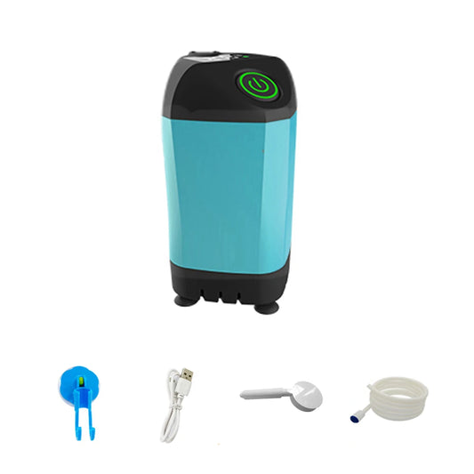 Elektrische Campingdusche-Set mit Digitalanzeige | Ideal für Camping und Reisen