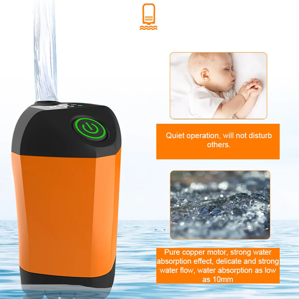 Elektrische Campingdusche-Set mit Digitalanzeige | Ideal für Camping und Reisen 5
