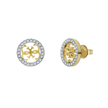 GUESS 'Studs Party' Damen-Ohrstecker aus vergoldetem Edelstahl (Gelbgold legiert)