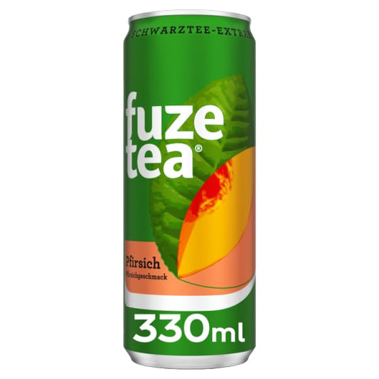 Fuze Tea mit Pfirsichgeschmack in Einweg Dosen (24x 330ml)