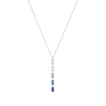 s.Oliver Y-Collier 925 Sterling Silber Damen Halskette mit Zirkonia inkl. Geschenk Box