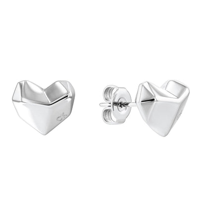 Calvin Klein Ohrstecker für Damen aus Kollektion 'Faceted Heart'