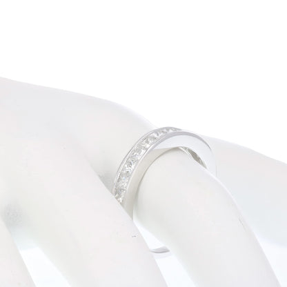 Vir Jewels Prinzessschliff 14 Kt Weißgold Diamant-Damenring: Weiß/Crystal (J)