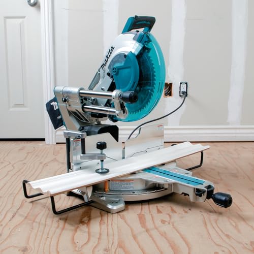 Makita Kapp- und Gehrungssäge (LS1219L) mit Laserführung & platzsparender Bauweise: 305mm