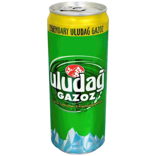 ULUDAG Gazoz | türkisches Erfrischungsgetränk (24x,33l Dose): EINWEG-Pfand