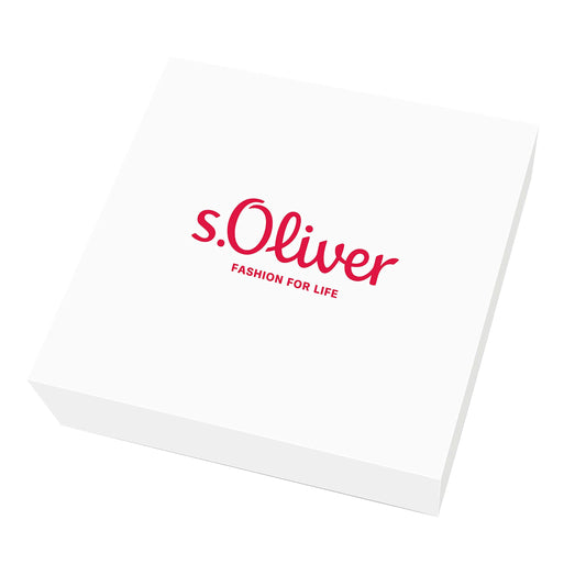 s.Oliver Y-Collier 925 Sterling Silber Damen Halskette mit Zirkonia inkl. Geschenk Box
