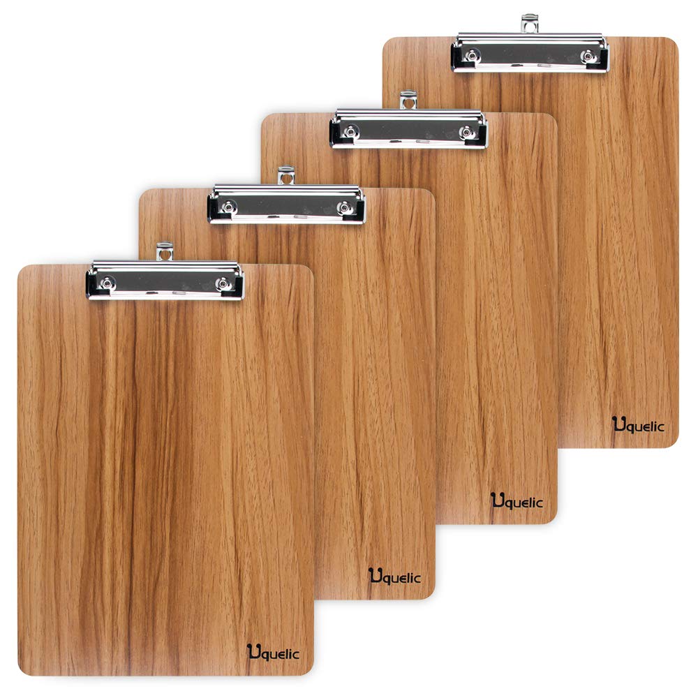 Luxus Holz Clipboard-Schreibbrett mit robustem Clip und Loch zum Aufhängen