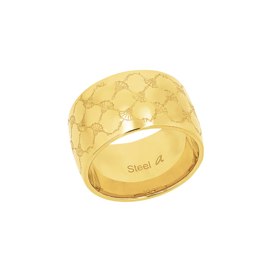 JOOP!  Edelstahl Damenring inkl. Geschenk Box in Farbe: Gold