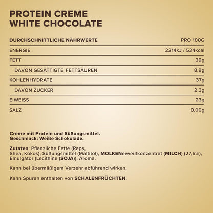 IronMaxx 'White Chocolate' Protein Creme (250g) | Cremiger Low Carb - Low Sugar Brotaufstrich