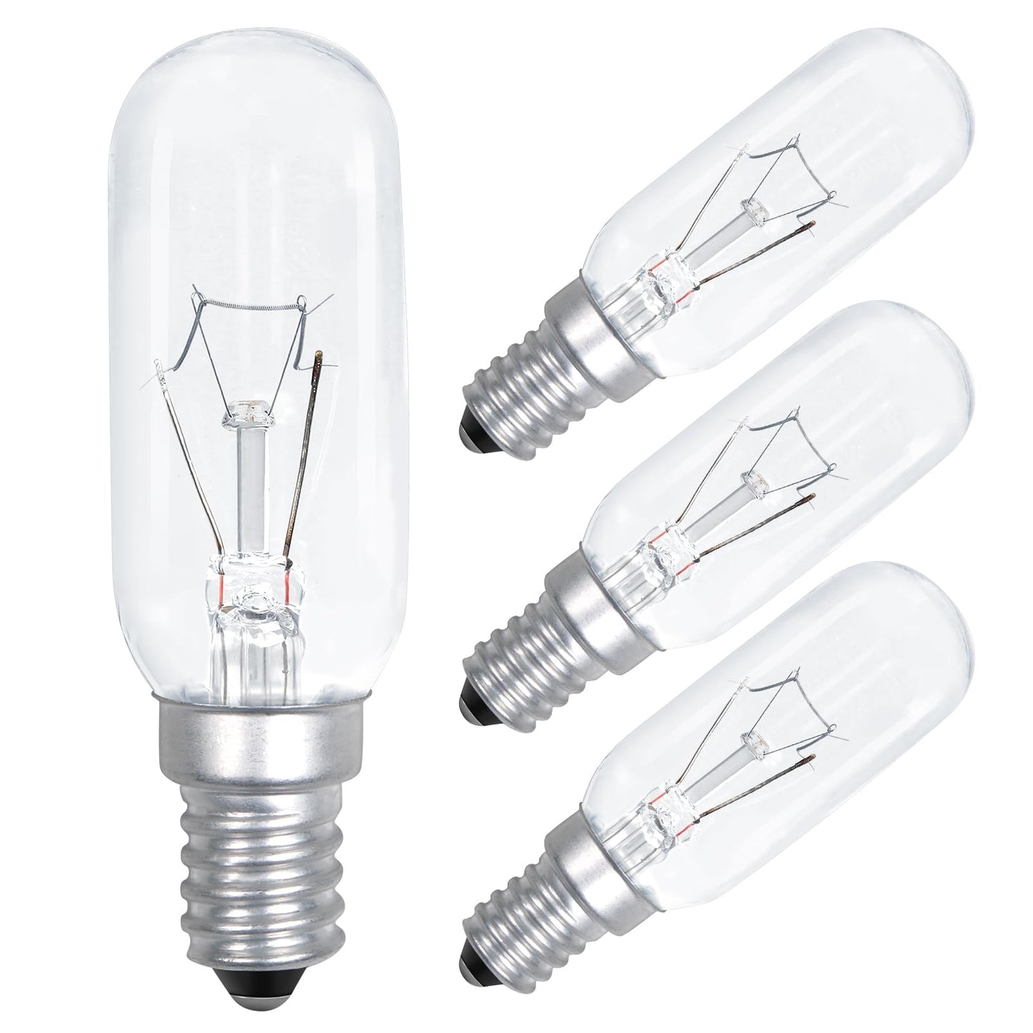 Comyan E14-Glühbirne (40W) für Dunstabzugshaube - Warmweiß 2700K, Dimmbar: 4 Stück
