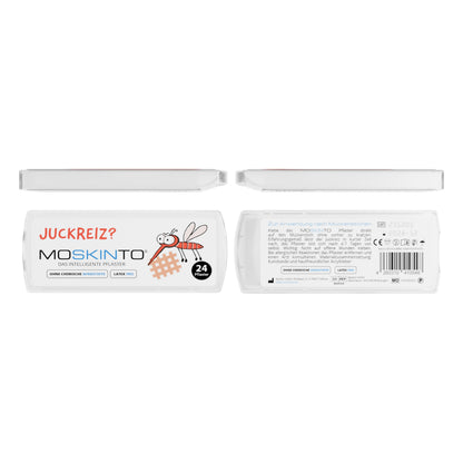 MOSKINTO Mückenpflaster gegen Mückenstich, Stichheiler (24 Pflaster) für Kinder und Erwachsene