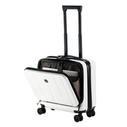 TydeCkare 16-Zoll Handgepäck-Aktenkoffer mit 2 Laptopfächern: TSA-Schloss