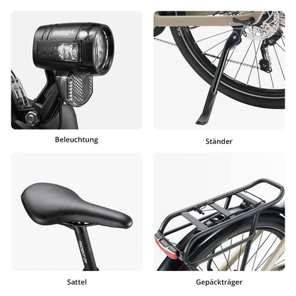 HEPHA E-Bike Trekking 7 Ultra: 100Nm, 708Wh Akku (bis zu 200km), Smart APP, 10-Gang