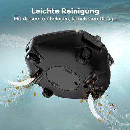 AIPER Kabelloser Poolsauger mit Akku (90 Min. Laufzeit): LED-Anzeigen, Dual-Antrieb