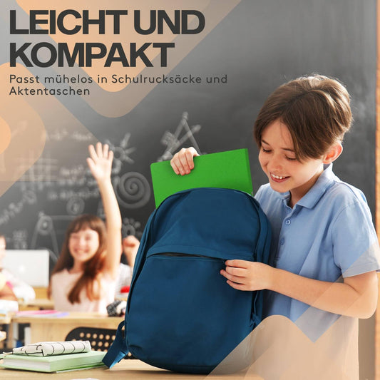 ACROPAQ Ringbücher in A4-Format mit Rückenetiketten (10 Stück): Schulmappen