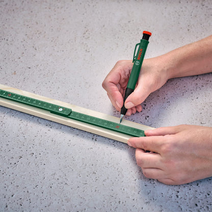 Bosch Home and Garden Tieflochmarker-Bleistift zum Markieren auf Stein, Holz, Papier