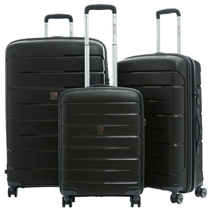 MODO BY RONCATO 'Starlight 2.0' Hartschalen Reisekoffer-Set (3-teilig): TSA Schloss, Schwarz