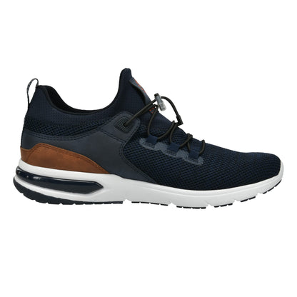 bugatti Low-Top Herren Sneaker mit Wechselfußbett in Dunkelblau (4100)