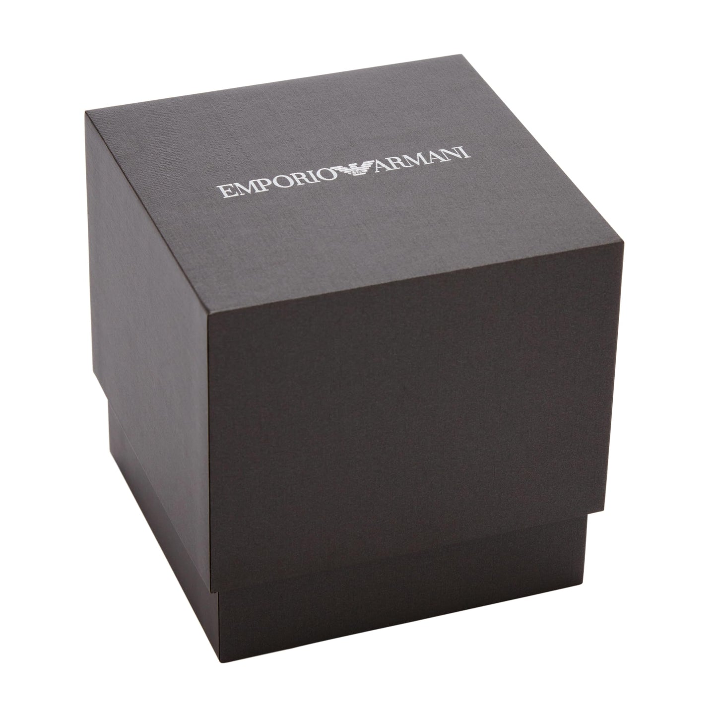 Emporio Armani 'AR2448' Chronographenwerk Herrenuhr (43mm): Silber-Edelstahlarmband
