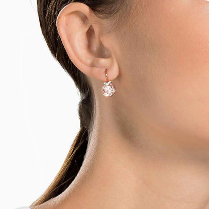 Swarovski Bella V Drop-Ohrhänger mit Roségold-Legierungsschicht