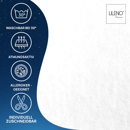 LILENO HOME Matratzen Anti-Rutsch Matte für Lattenrost: Dünne Unterlage für Matratze, Waschbar