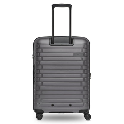 PACTASTIC Hartschalen Reisekoffer-Set (3-teilig) mit Dehnfalte & TSA-Schloss