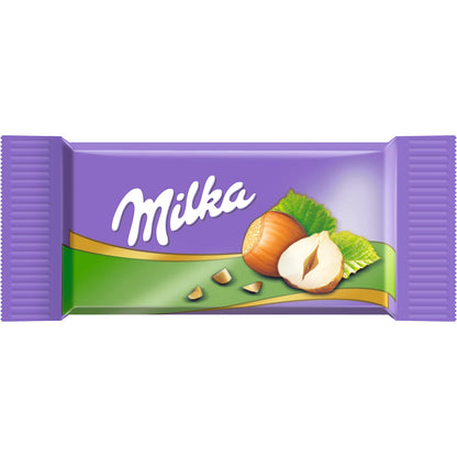 Milka Naps Mix (1kg Dose): Zartschmelzende Mini-Schokoladentäfelchen aus Alpenmilch