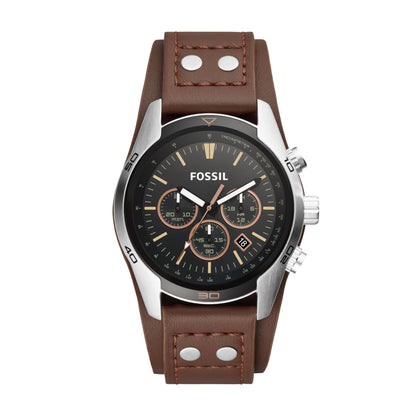 FOSSIL Coachman Chronographenwerk Herrenuhr (44mm) mit Edelstahl- oder Lederarmband