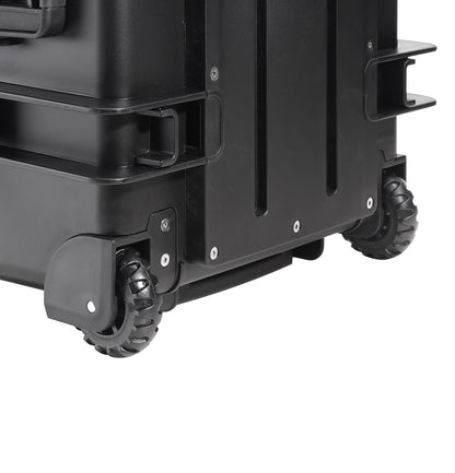 B&W Transportkoffer (Typ 6700) mit variabler Facheinteilung: Wasserdicht, Bruchsicher (Orange)