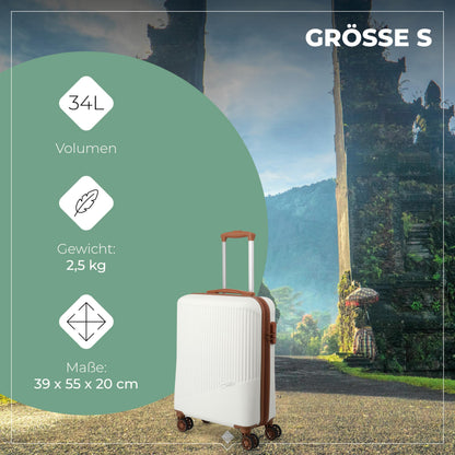 TRAVELITE 'Bali' Hartschalen Reisekoffer-Set (3-teilig): TSA-Kombinationsschloss