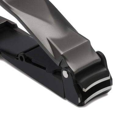 KLIPP Nagelknipser für Männer mit Auffangbehälter mit ergonomischem Hebel inkl. Ziplockbeutel