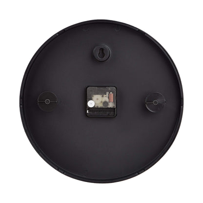 Amazon Basics Wanduhr (30cm): Batteriebetrieben, Rund, Leicht Ablesbar, Lautlose