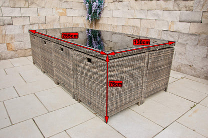 Ragnarök-Möbeldesign Garten-Essgruppe für 12 Personen: Premiumqualität aus Deutschland